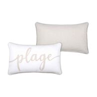 Almofada plage HARBOR branco 30x50cm