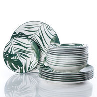 Serviço de mesa 18 peças PALM VERT