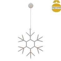 Decoração com figura natalícia com ventosa 34cm