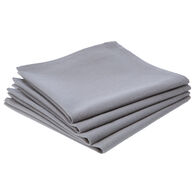 Conjunto de 4 guardanapos cinza claro,  Conjunto de 4 guardanapos cinza claro