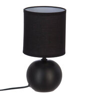 Candeeiro de mesa TIMEO  com bola preta em cerâmica