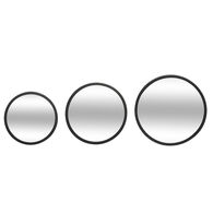 Conjunto de 3 espelhos de parede MONA em metal