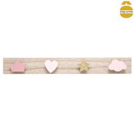 Cabide multicolor mdf 7x4,5x55cm