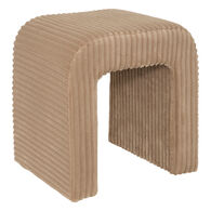 Pufe SEVI bege de veludo