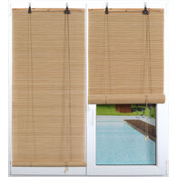 Estore rolo bege em bambu 90x180cm