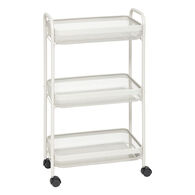 Carro de apoio MAYAJ beje em metal