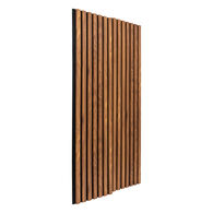 Painel decorativo COLVA castanho escuro em mdf 120cm,  Painel decorativo COLVA castanho escuro em mdf 120cm