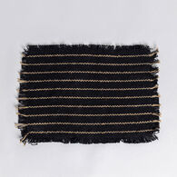 Individual de mesa preto 30x45cm