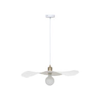 Candeeiro de teto TEHANI branco 57cm