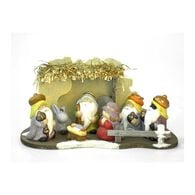 Presépio infantil com 7 figuras e iluminação,  Presépio infantil com 7 figuras e iluminação