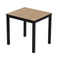 Mesa extens&iacute;vel HAKU castanha