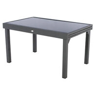 Mesa extens&iacute;vel PIAZZA cinza graphite 135-270cm