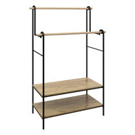 Cavalete duplo JANO com 2 prateleiras em mdf