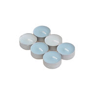 Conjunto de 6 tealights perfumadas de talco
