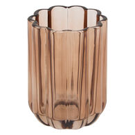 Copo wc FLOREA castanho em vidro