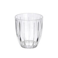 Copo de &aacute;gua riscas em vidro 350ml