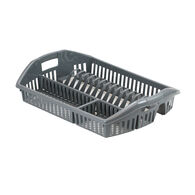 Escorredor EUROPA cinzento em pl&aacute;stico