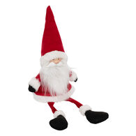 Figura pai natal vermelho sentado 46cm