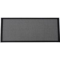 Tapete JOHN vinil tecido preto 50x120cm