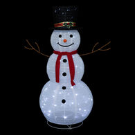 Figura boneco de neve 100led's 120cm,  Figura boneco de neve 100led's 120cm
