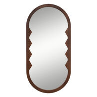 Espelho de parede HOMY castanho 70cm