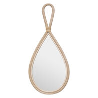 Espelho em forma de GOTA em rattan