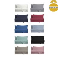 Jogo cama de casal e 2 capas de almofadas YARN 180x200cm