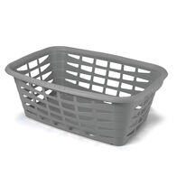 Cesto de roupa cinza 40l