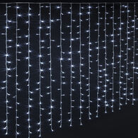 Cortina luminosa de natal branco frio 800 leds