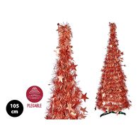 Árvore De Natal Com Fitas Bronze Mate 105cm,  Árvore De Natal Com Fitas Bronze Mate 105cm
