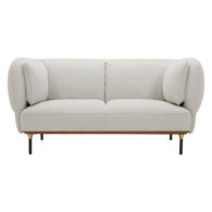 Sof&aacute; de 2 luagres ISEE cinza claro