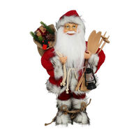 Pai natal ski vermelho 40cm