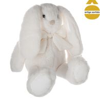 Peluche coelho com laço 30cm,  Peluche coelho com laço 30cm