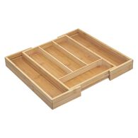 Tabuleiro p/talheres bambu extensível,  Tabuleiro p/talheres bambu extensível