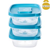 Conjunto de 3 caixas herméticas