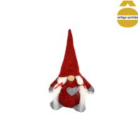 Figura gnomo com coração 20cm