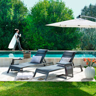 Espregui&ccedil;adeira ALLURE poivre e cinza graphite