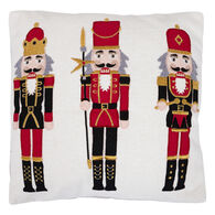 Almofada decorativa soldadinho bege 45x45cm