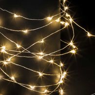 Série luminosa de natal branco quente 100 leds 10m