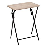 Mesa dobrável de 1 lugar bege,  Mesa dobrável de 1 lugar bege