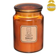 Vela perfumada com frasco de vidro 510g