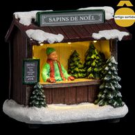 Balcão mercado para aldeia com led