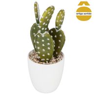 Vaso com suculentas artificiais 18cm