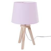 Candeeiro de mesa rosa 31x18,5cm