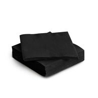 Conjunto de 30 guardanapos preto 38x38cm