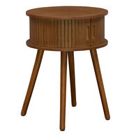 Mesa de cabeceira NYSOS castanha