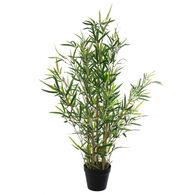 Planta bambu artificial com vaso 90cm,  Planta bambu artificial com vaso 90cm