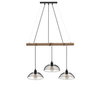 Candeeiro de teto TIMMY preto 150x70cm