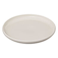 Prato de sobremesa NORA branco em porcelana 21cm