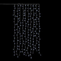 Cortina luminosa de natal com 8 fun&ccedil;&otilde;es de luz 200 leds